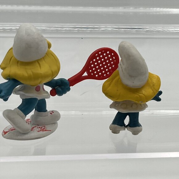 Vintage Smurfs Smurfette Smurf PVC Figures Lot of 7 Schleich Peyo - Picture 10 of 14